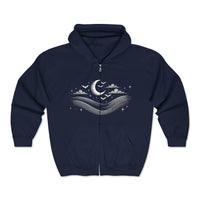 Moonlit Batscape Hoodie (full zip)