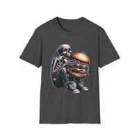Macabre Threads Dark Heather Bone Appétit T-Shirt – Gothic Dark Humor Tee