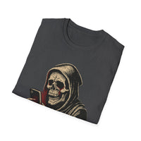 Ghosted By Therapist T-Shirt – Funny Gothic Reaper Tee