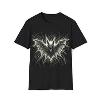 Macabre Threads Black Nightmare Flight T-Shirt – Screaming Bat Horror Tee