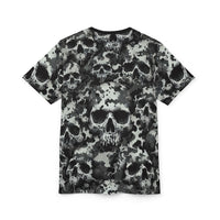 Macabre Threads Camo Skull All-Over Print T-Shirt – Tactical Skull Camo Tee