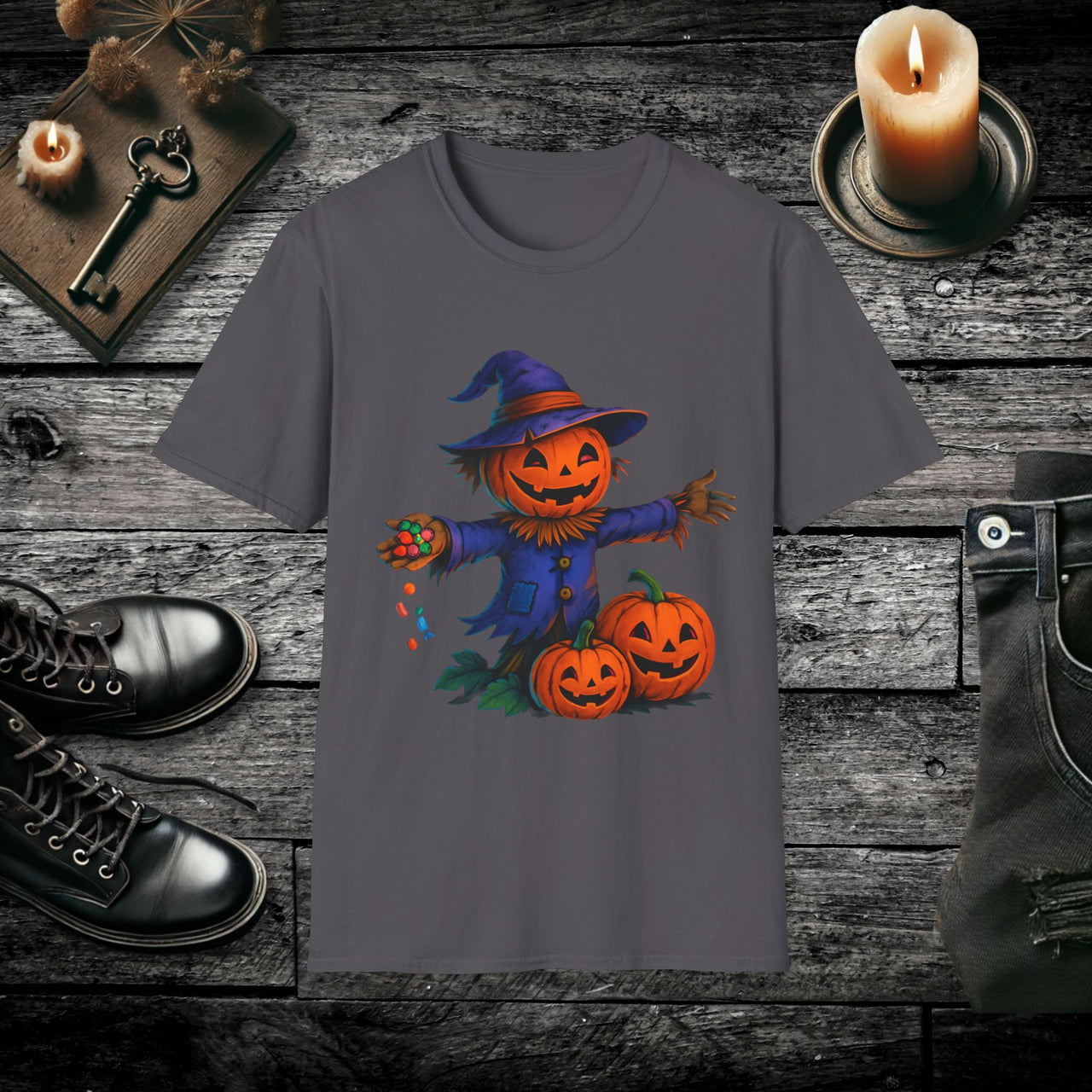 Pumpkin Scarecrow T-Shirt