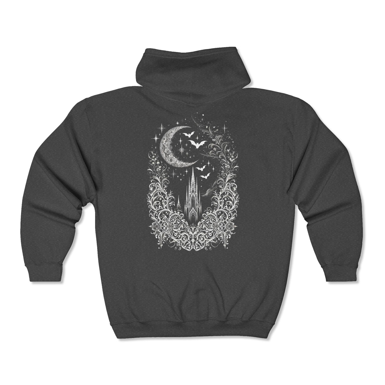 Moonlit Cathedral Hoodie (full zip)