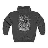 Moonlit Cathedral Hoodie (full zip)