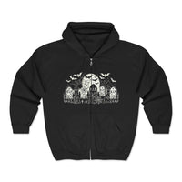 Moonlit Cemetery Hoodie (full zip)