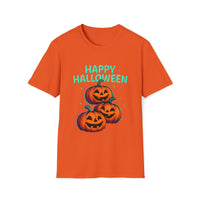 Happy Halloween Tee Shirt – Jack-O’-Lantern Pumpkin T-Shirt