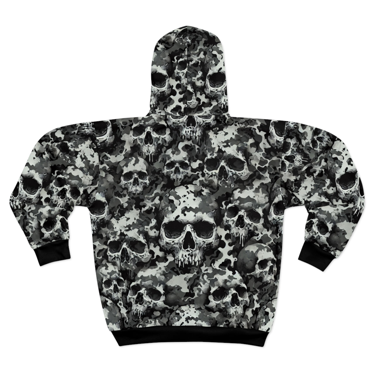 Camo Skull Hoodie (full zip)