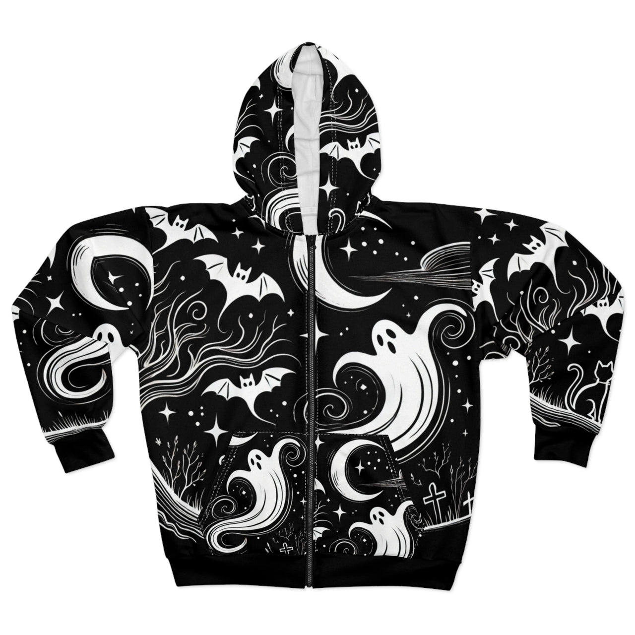 Whimsical Nightfall Hoodie (full zip)
