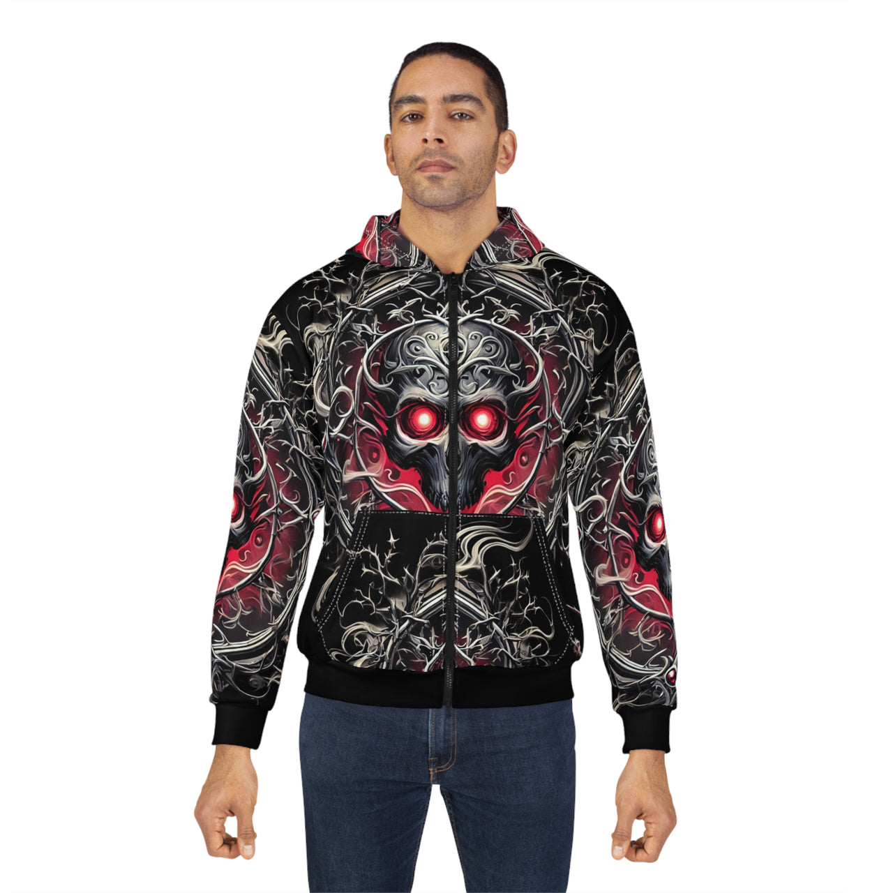Crimson Doom Hoodie (full zip)
