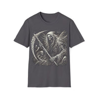 Wraith's Embrace - Gothic Horror Reaper T-Shirt