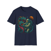 Galactic Grapple – Astronaut vs Space Serpent T-Shirt