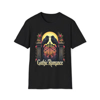 Macabre Threads Black Gothic Ravens T-Shirt – Dark Romance Crow Tee