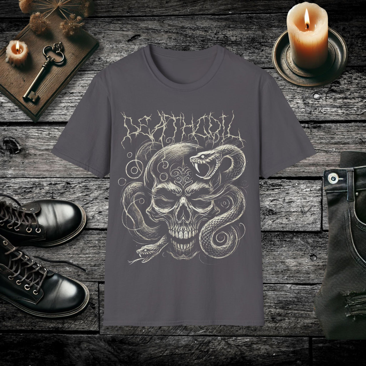 Deathcoil – Skull Snake Shirt