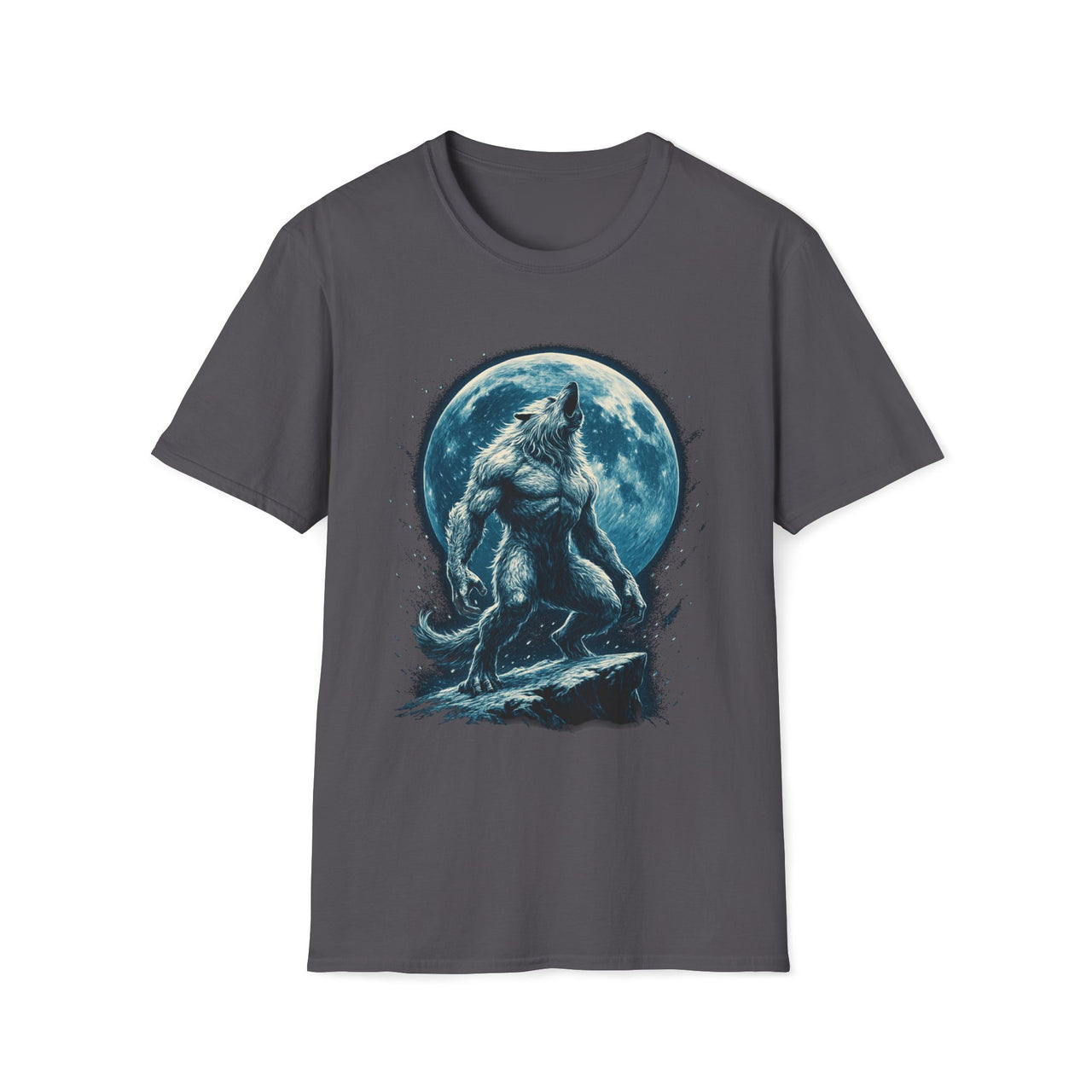 Macabre Threads Charcoal Lunar Dominion – Werewolf T-Shirt