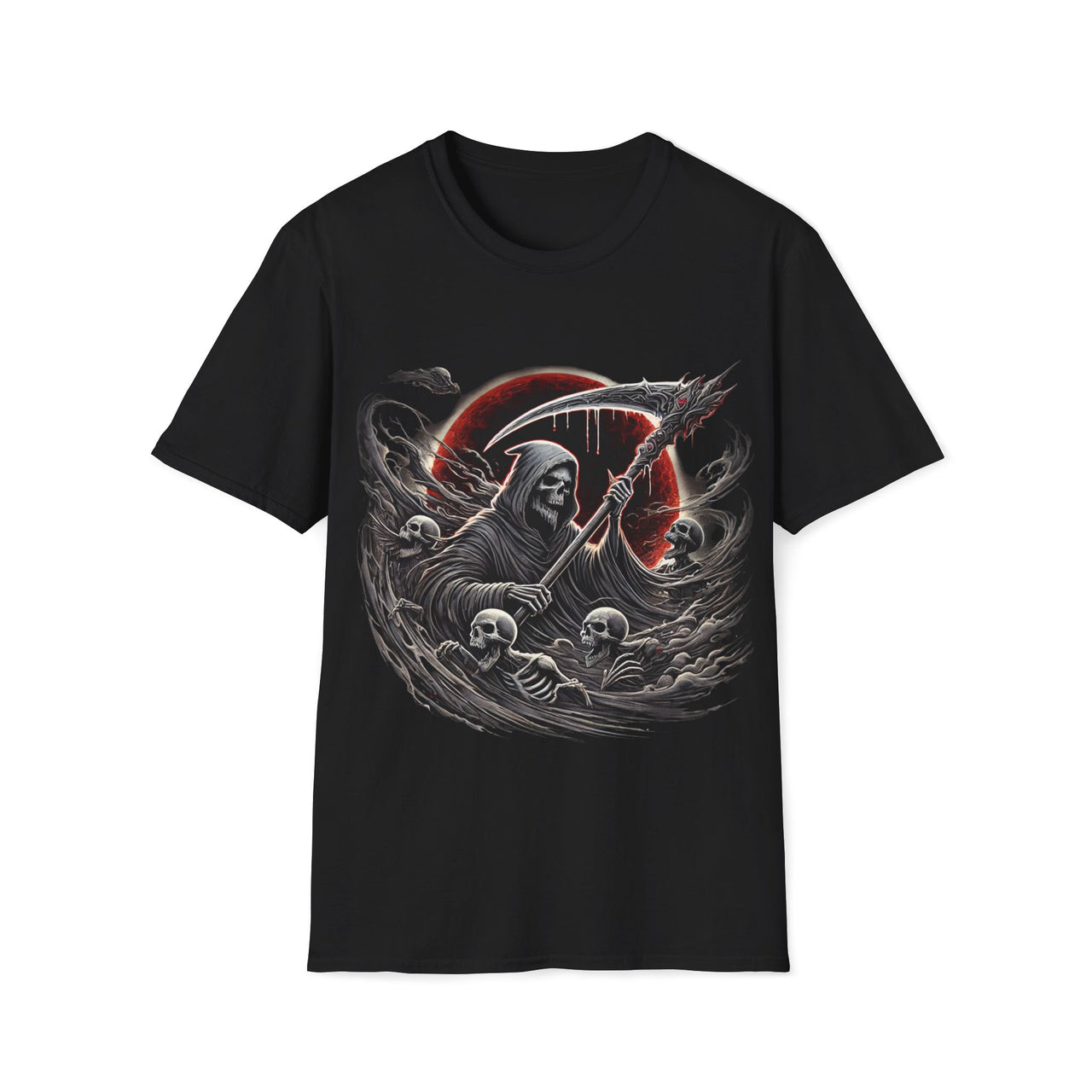 Macabre Threads Black Eclipse Reaper – Grim Reaper Eclipse T-Shirt