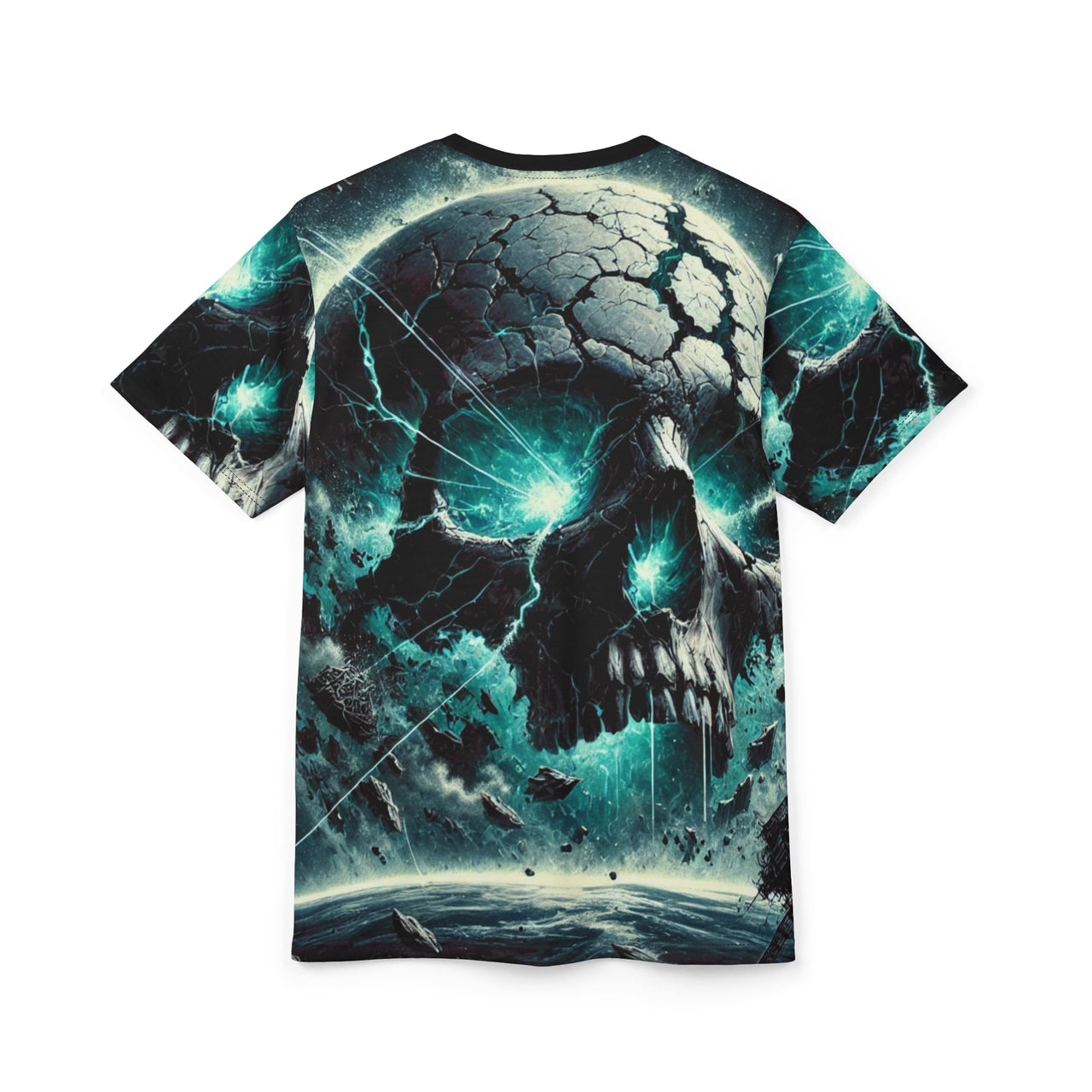 Macabre Threads Stellar Doom All-Over Print T-Shirt – Galactic Reaper Eclipse Tee