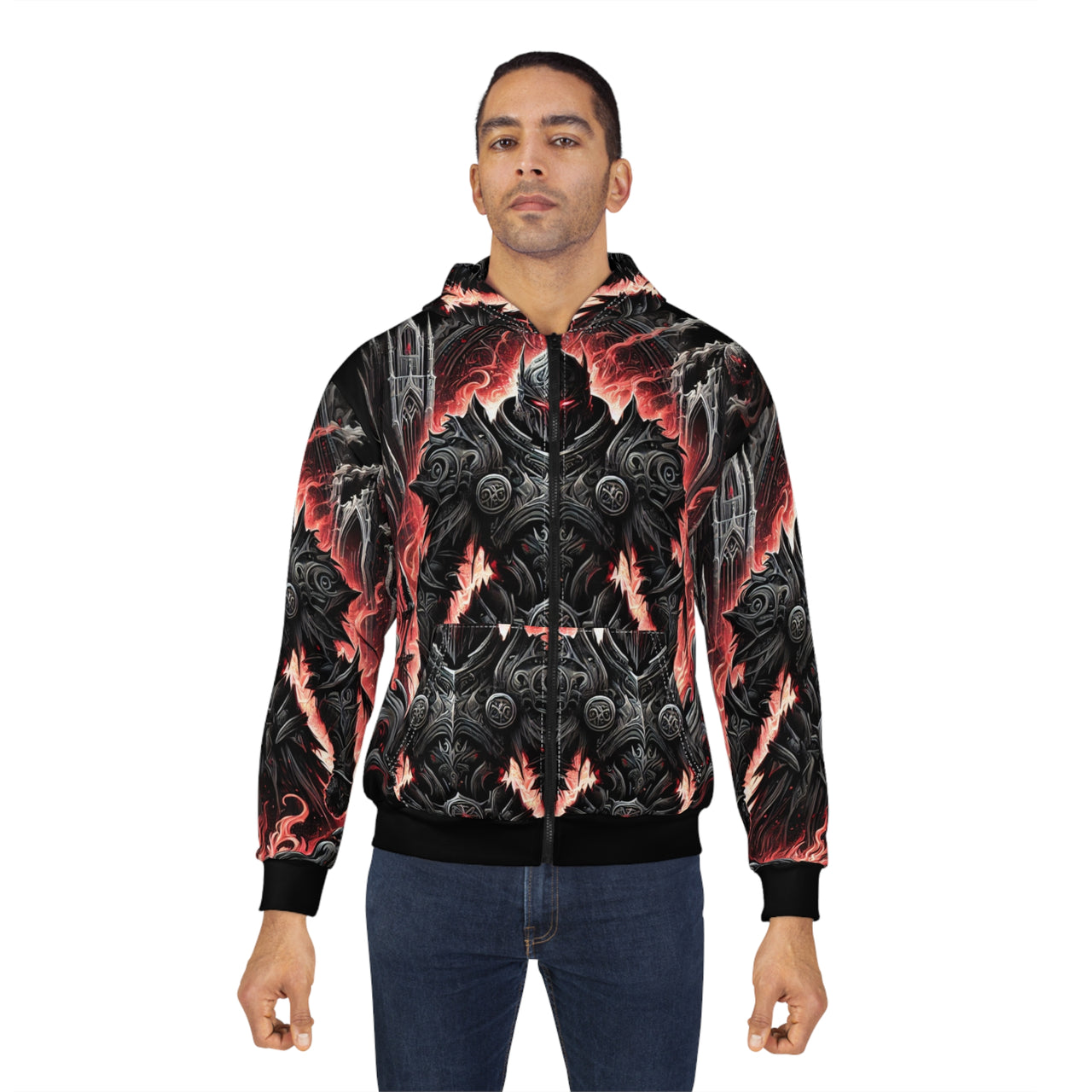 Ashen Crusader Hoodie (full zip)