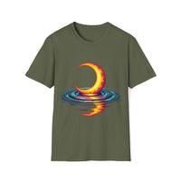 Macabre Threads Hypnotic Moon – Lunar Reflection T-Shirt