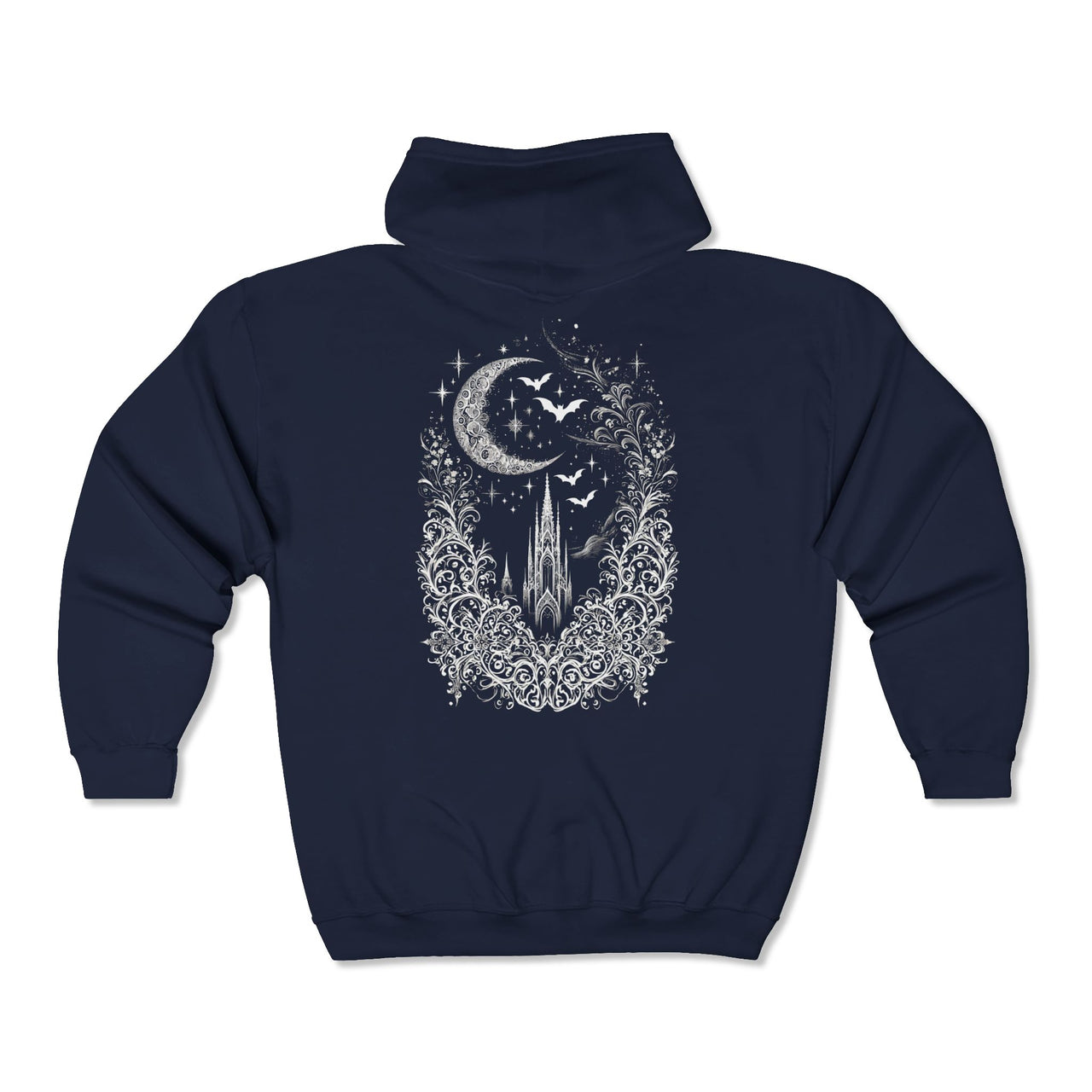Moonlit Cathedral Hoodie (full zip)