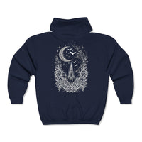 Moonlit Cathedral Hoodie (full zip)