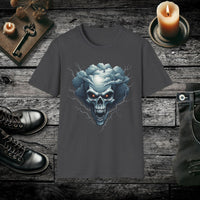 Skull Storm Lightning Skull T Shirt – Gothic Thunder Skull Tee