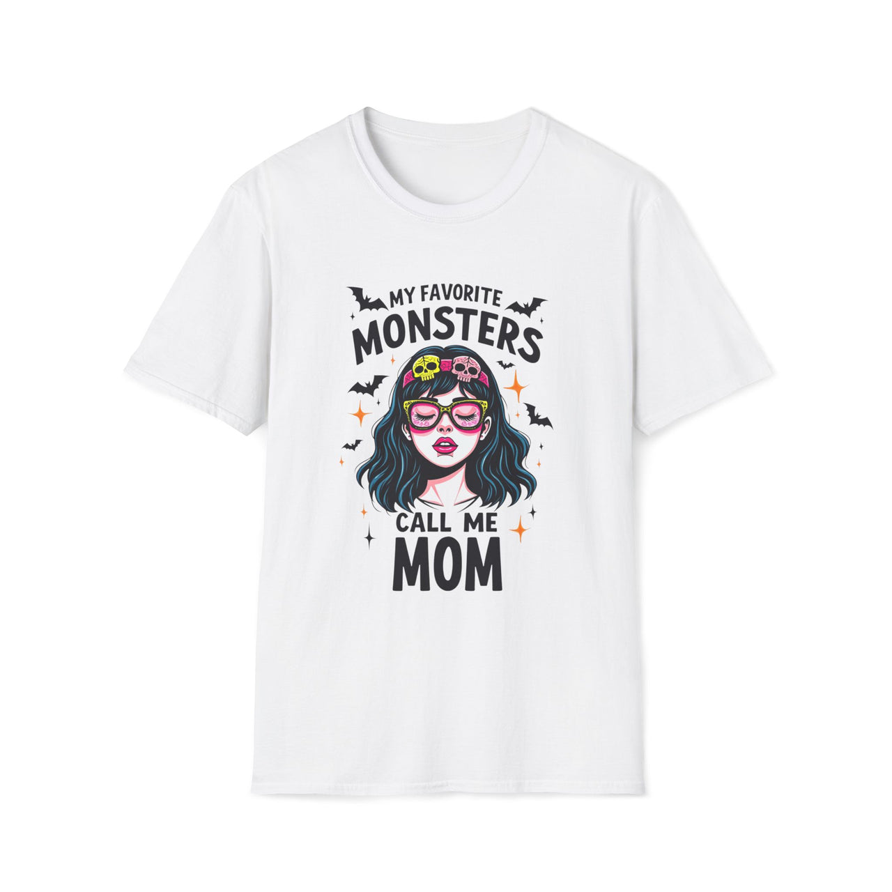 Macabre Threads White Monster Mom T-Shirt – Funny Gothic Mom Tee