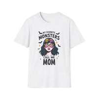 Macabre Threads White Monster Mom T-Shirt – Funny Gothic Mom Tee