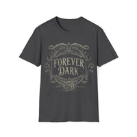 Macabre Threads Dark Heather Forever Dark T-Shirt – Gothic Rose Emblem Tee