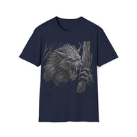 Macabre Threads Navy Bloodroot – Werewolf T-Shirt